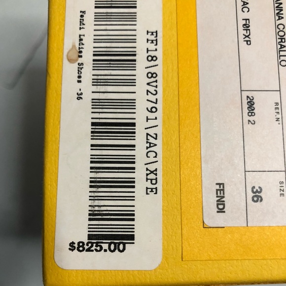 FENDI Red Beaded T-Strap Wedges - Picture 5 of 8